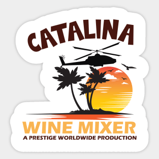 VINTAGE CATALINA WINE MIXER Sticker